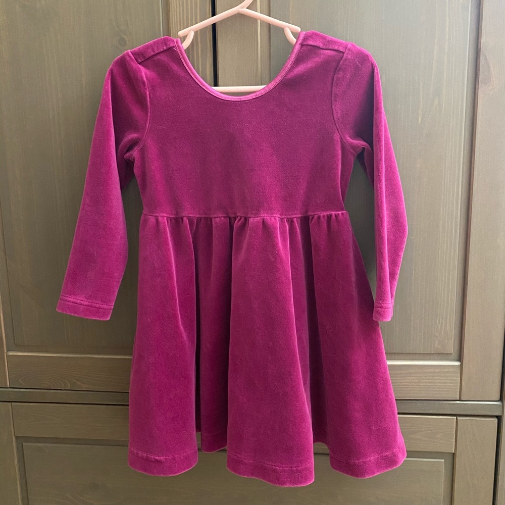 Hanna Andersson Velvet Toddler Dress